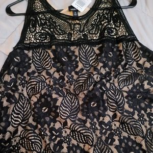 Torrid black and tan tank
